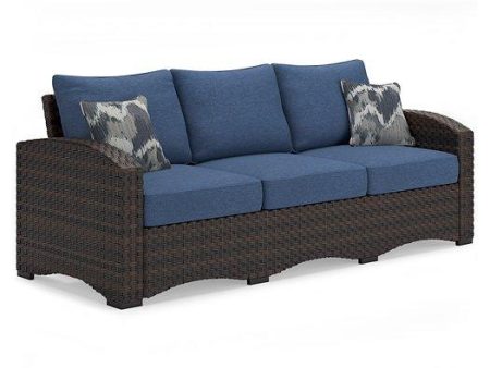 Windglow Outdoor Sofa with Cushion For Sale