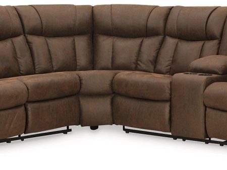 Trail Boys 2-Piece Reclining Sectional Fashion