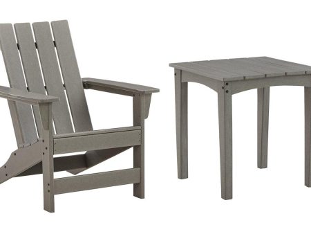 Visola Outdoor Adirondack Chair and End Table Fashion