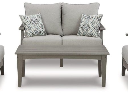 Visola Outdoor Loveseat Conversation Set Online