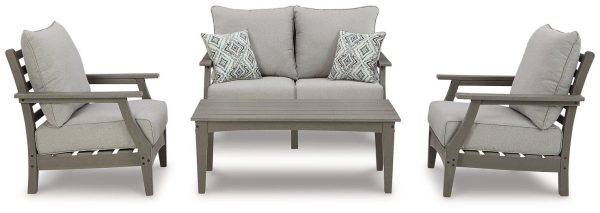 Visola Outdoor Loveseat Conversation Set Online