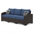 Windglow Outdoor Sofa with Cushion For Sale