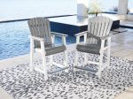 Transville Outdoor Counter Height Bar Stool (Set of 2) Online