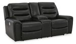 Warlin Power Reclining Loveseat with Console on Sale