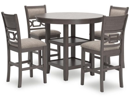 Wrenning Counter Height Dining Table and 4 Barstools (Set of 5) Online Hot Sale