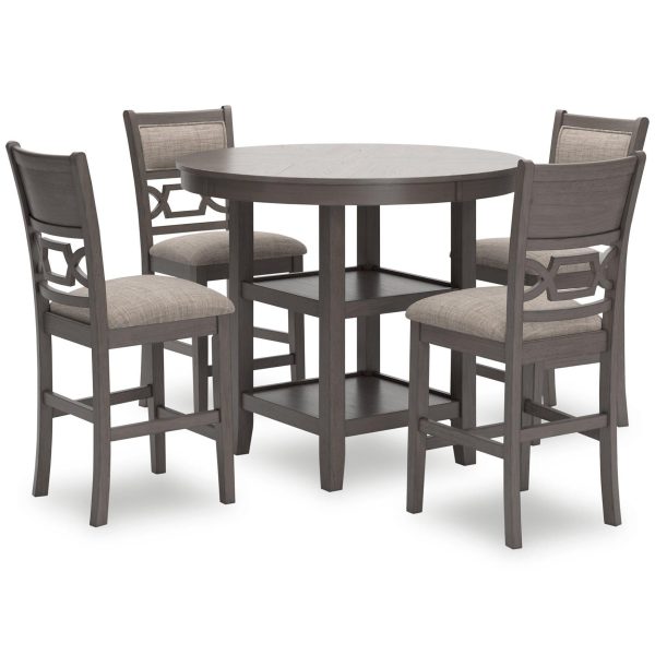 Wrenning Counter Height Dining Table and 4 Barstools (Set of 5) Online Hot Sale