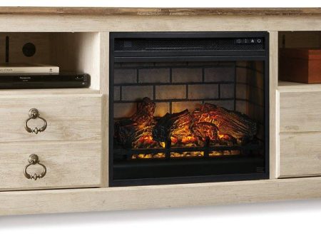 Willowton 64  TV Stand with Electric Fireplace on Sale