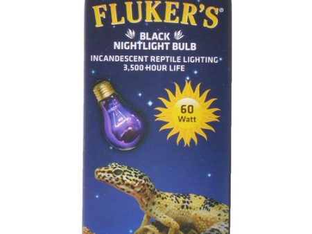 Black Nightlight Incandescent Bulb 60 Watt by Flukers Fashion