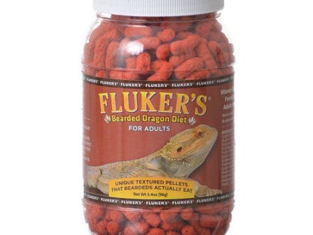 Bearded Dragon Diet for Adults 3.4 oz by Flukers Online Sale