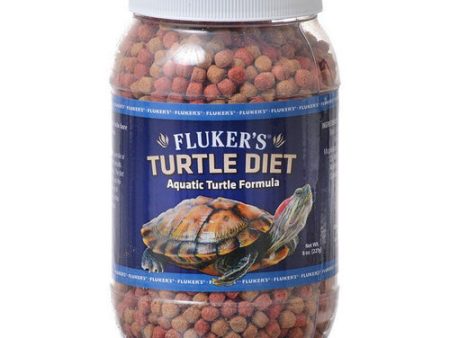 Turtle Diet for Aquatic Turtles 8 oz by Flukers Online