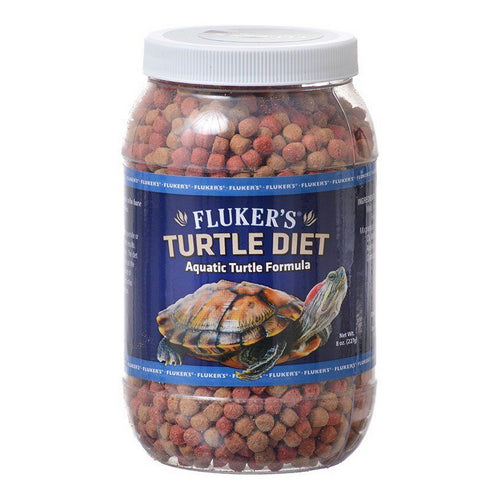 Turtle Diet for Aquatic Turtles 8 oz by Flukers Online