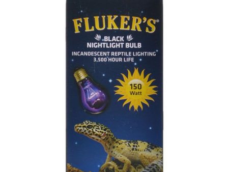 Black Nightlight Incandescent Bulb 150 Watt by Flukers For Cheap