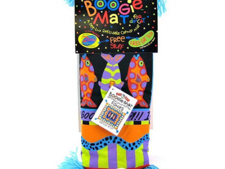 Boogie Mat Refillable Catnip Playmat Playmat - 17  Long x 14  Wide by Fat Cat Hot on Sale