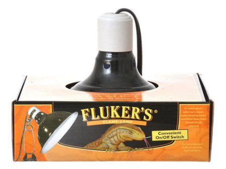 Clamp Lamp with Switch 150 Watt (8.5  Diameter) by Flukers For Discount