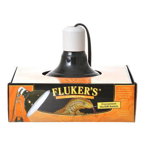 Clamp Lamp with Switch 150 Watt (8.5  Diameter) by Flukers For Discount