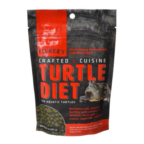 Crafted Cuisine Turtle Diet for Aquatic Turtles 6.5 oz by Flukers Cheap