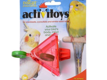 Insight Tilt Wheel Bird Toy Tilt Wheel Bird Toy by JW Pet Online Sale