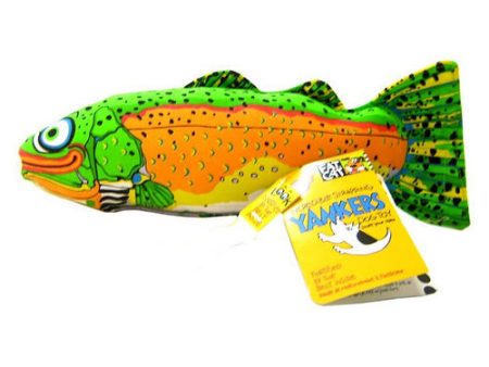 Classic Yankers Dog Toy - Assorted Trout (14 L x 5 W x 3 H) by Fat Cat Online Hot Sale