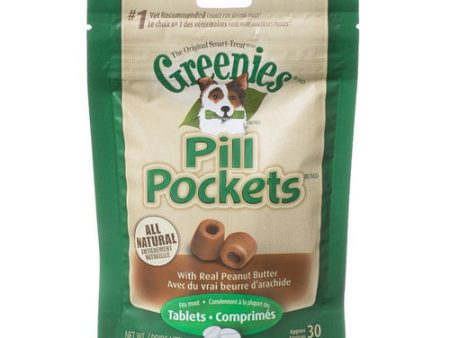 Pill Pocket Peanut Butter Flavor Dog Treats Small - 30 Treats (Tablets) by Greenies Online Hot Sale