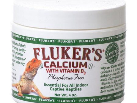 Calcium with D3 4 oz by Flukers For Cheap