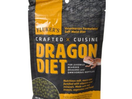 Crafted Cuisine Dragon Diet - Juveniles 6.5 oz by Flukers Cheap